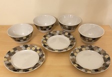 Crockery 7 Piece Set 4 Bowls 3