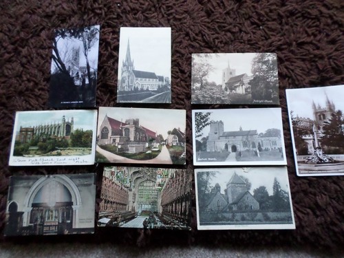 Berkshire church postcards - berkshire,