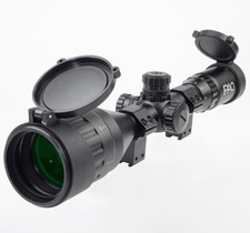3-9 x 40 RIFLE SCOPE with MOUNTS PAO® ILLUMINATED MIL-DOT