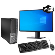 FAST CHEAP INTEL CORE i3 & i5 WINDOWS 10 COMPUTER DESKTOP PC FULL SET-UP BUNDLE