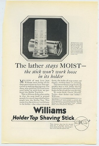 Williams lather stays - williams, moist
