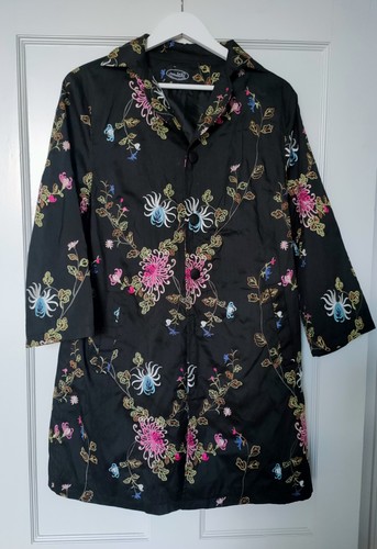 Embroidered silk coat - -, m