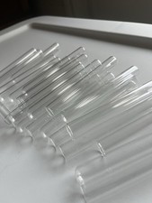 Lot of 25 test tubes clear
