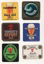 Tennents Brewery, Glasgow. - 17 x older beer labels - see 4 scans