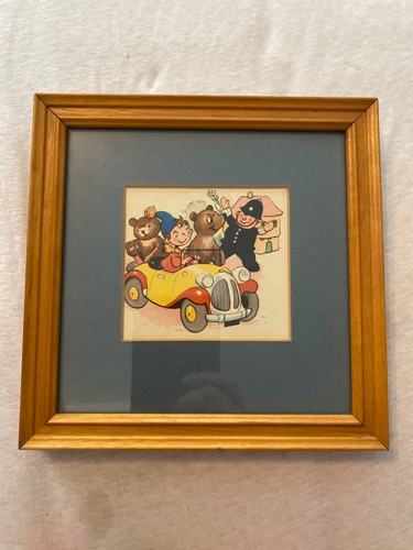 Vintage framed noddy print - vintage, –