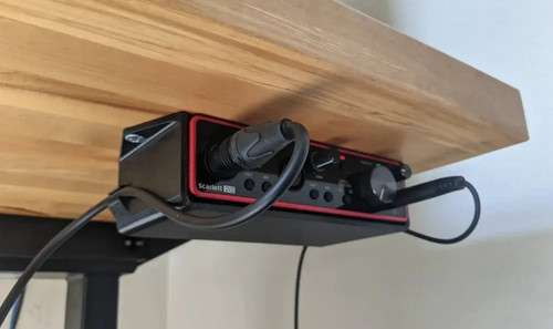 Under desk mounting bracket - under-desk,