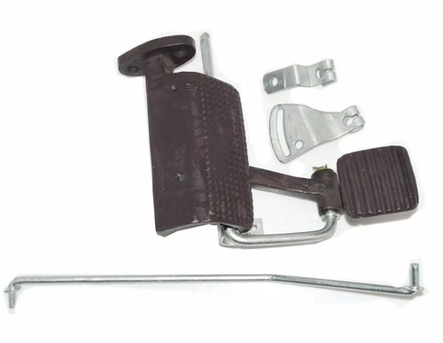Throttle kit with footrest - with, rh