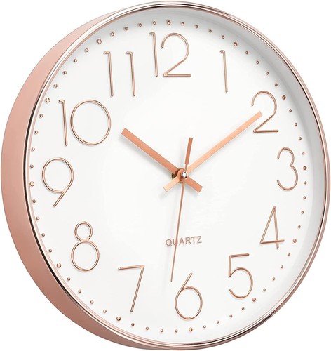 Wall clock round silent home - wall,