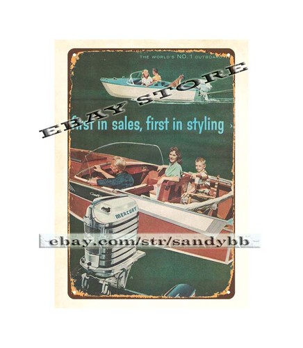 1959 outboard motor boating