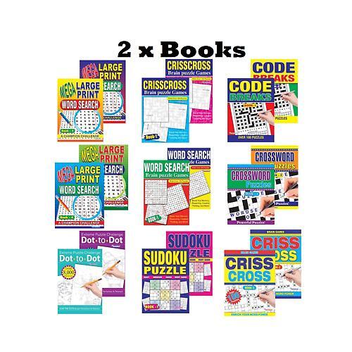 Puzzle books mega large - books,
