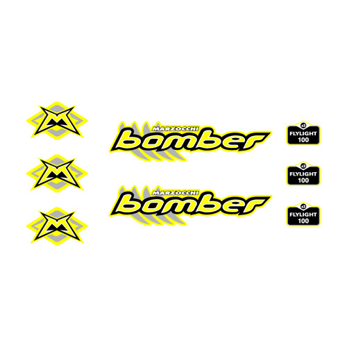 Star sam fork stickers - star,