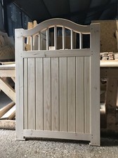 Pretty Wooden Garden Gates Custom Made Arch Top Modern Design The Harper’s Gate