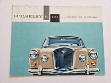 WOLSELEY 6 110 SALES BROCHURE