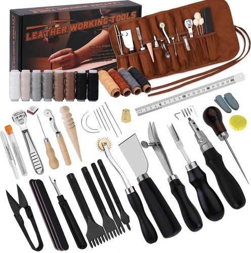 Leather working tools - leather,