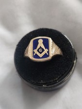 Gold Masonic Ring 7.4 gm
