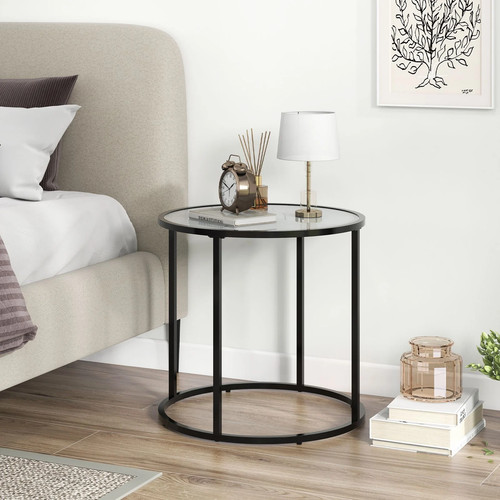 50cm round side table - side, with