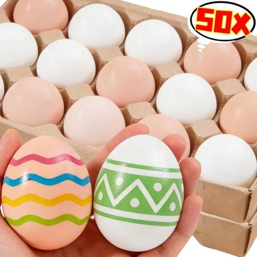 20pcs solid plastic eggs - solid,