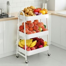 Metal Storage Trolley - 3 Tier