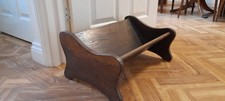 Large vintage dark heavy oak