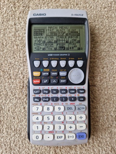 Casio 9860gii advanced - casio,