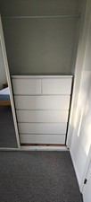 IKEA White Malm chest of