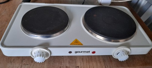 Portable double electric hob - double,
