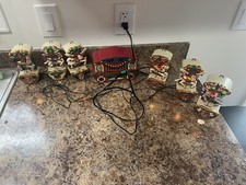 Mr. Christmas Holiday Carousel Musical Six Animated Horses Vintage 1992 Works