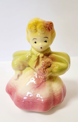 Vtg hull planter blonde flower - planter,