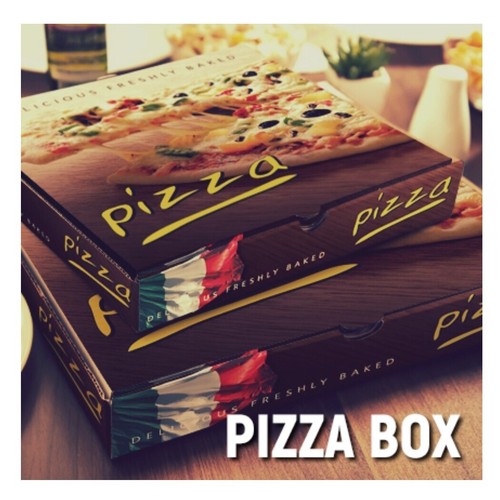 Full colour pizza boxes - pizza,