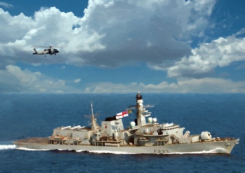 Hms marlborough hand - marlborough,