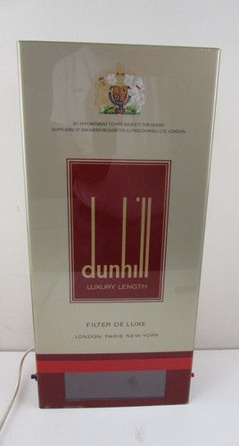 Vintage dunhill light - up, lamp
