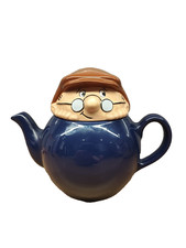 Vtg Tetly Tea Folk Tea Pot The Gaffer 1996 Made By Wade