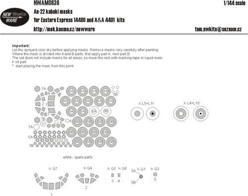 New ware nwam0636 144 - new, 1:144