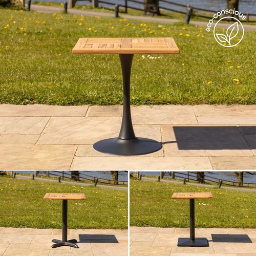 Outdoor teak cafe table - teak,