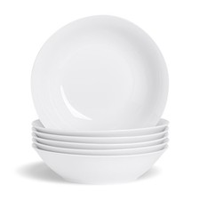 Classic White Pasta Bowls -