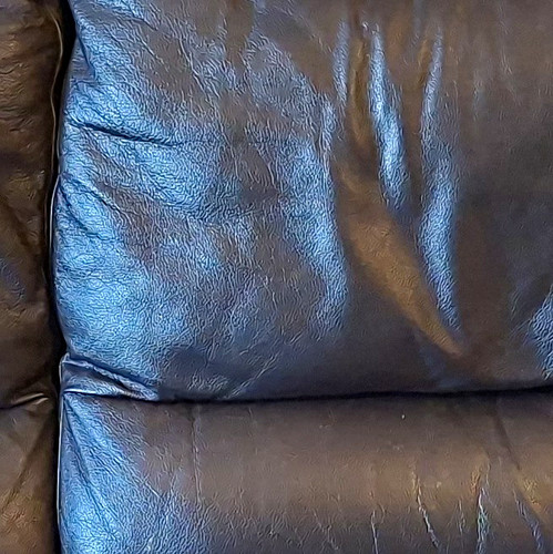 Leather sofas seater and 2 - seater,