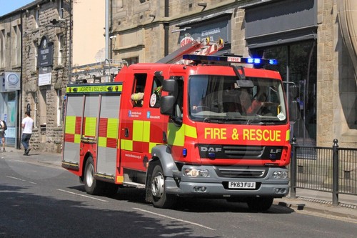 Fire engine photo - engine, lancashire