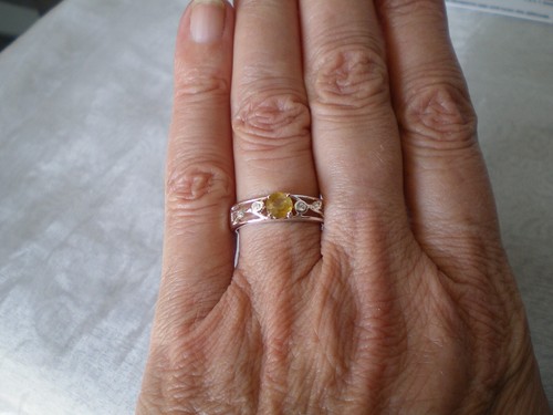 Morafeno sphene ring 65 - sphene, ring,