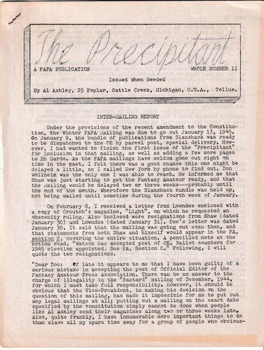 The precipitant 1945 sci fi - precipitant,