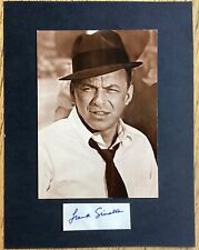 Frank Sinatra autograph Comes with COA