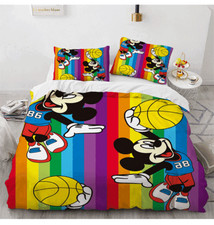 Rainbow Mickey Mouse Quilt
