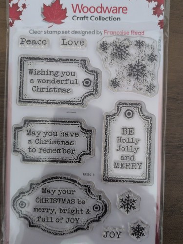Woodware clear stamps - stamps, set