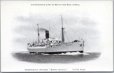 Vintage Postcard Steamer Garth Castle Union-Castle Line England