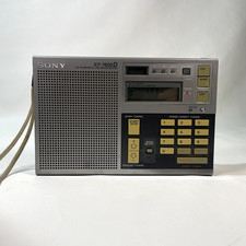 SONY ICF-SW7600D  WORLD BAND RECEIVER FM SW MW LW SYNTHESIZED RADIO