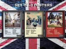 Set Of 3 Oasis Posters A3 Size
