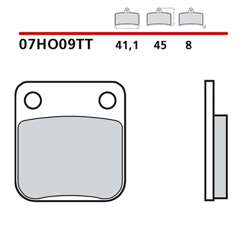 Brembo front brake pads - front, kit