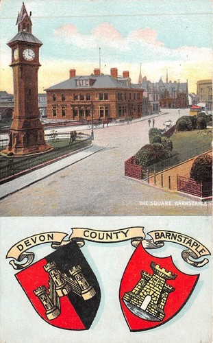 Postcard devon barnstaple - devon,