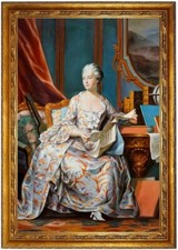 Oil painting Madame de