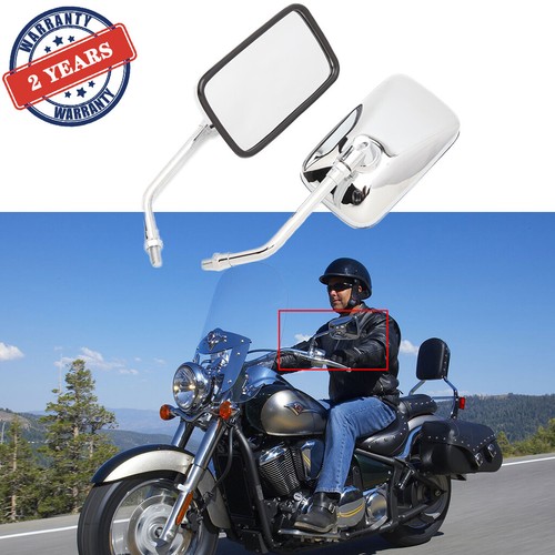 Chrome motorcycle mirrors 10mm - mirrors,
