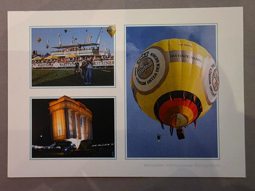 Postcard warstein montgolfiade - postcard,